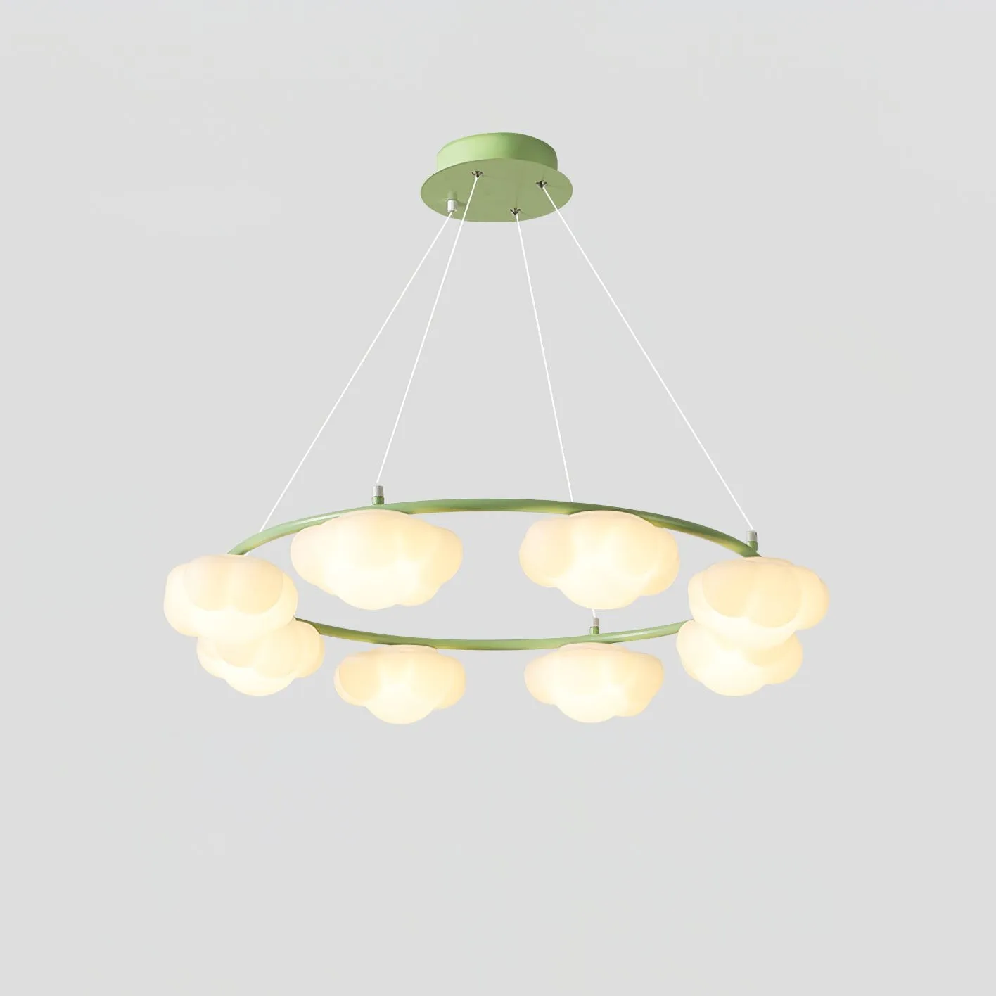 Crèmekleurige stijl creatieve persoonlijkheid wolken kroonluchter HL893