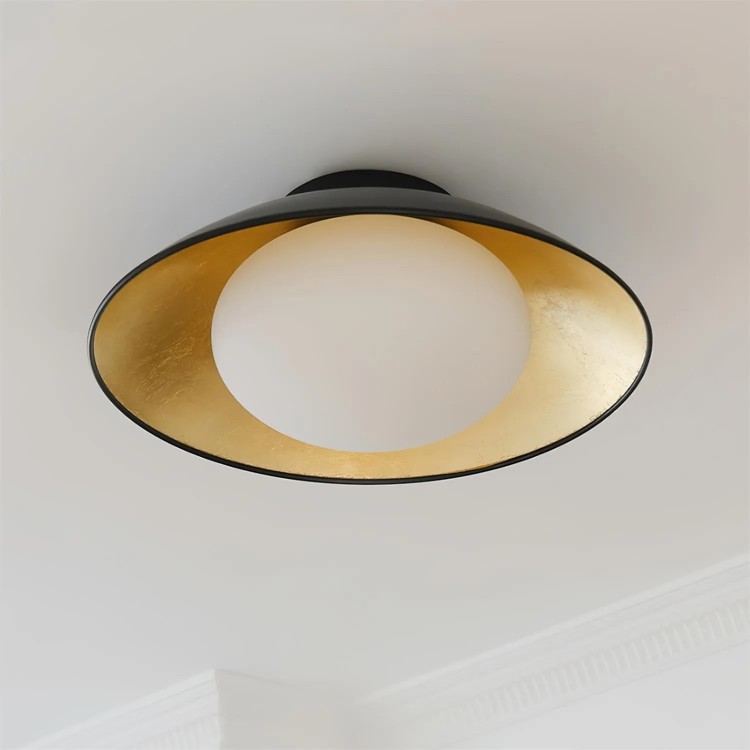 Franse Retro Vliegende Schotel Kom Plafondlamp HL713