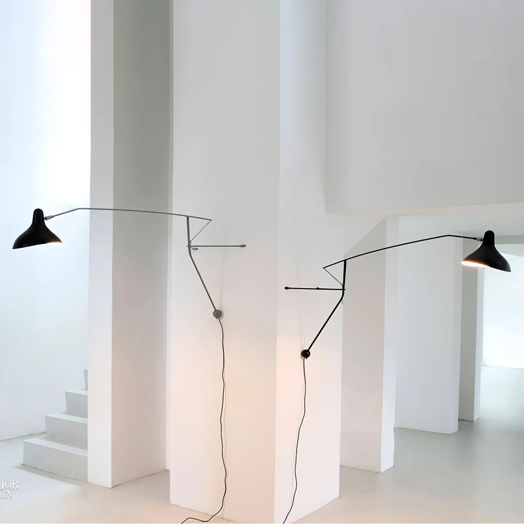 Moderne eendenbek-design Mantis Arm Wandlamp HL1112