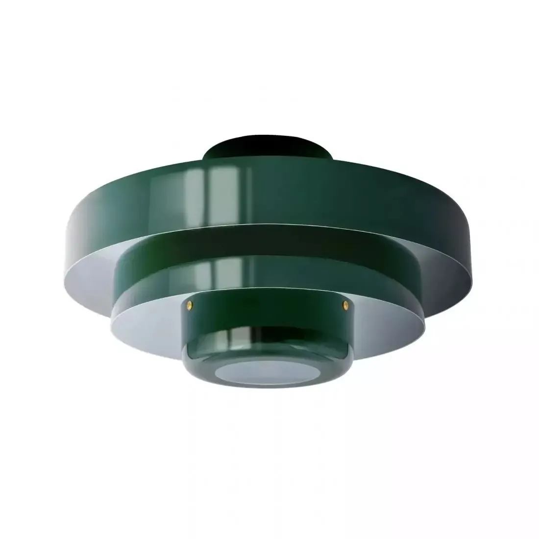 Veleora Bauhaus Drielaagse Plafondlamp - Kleurrijke Metalen Schijflamp HL1843
