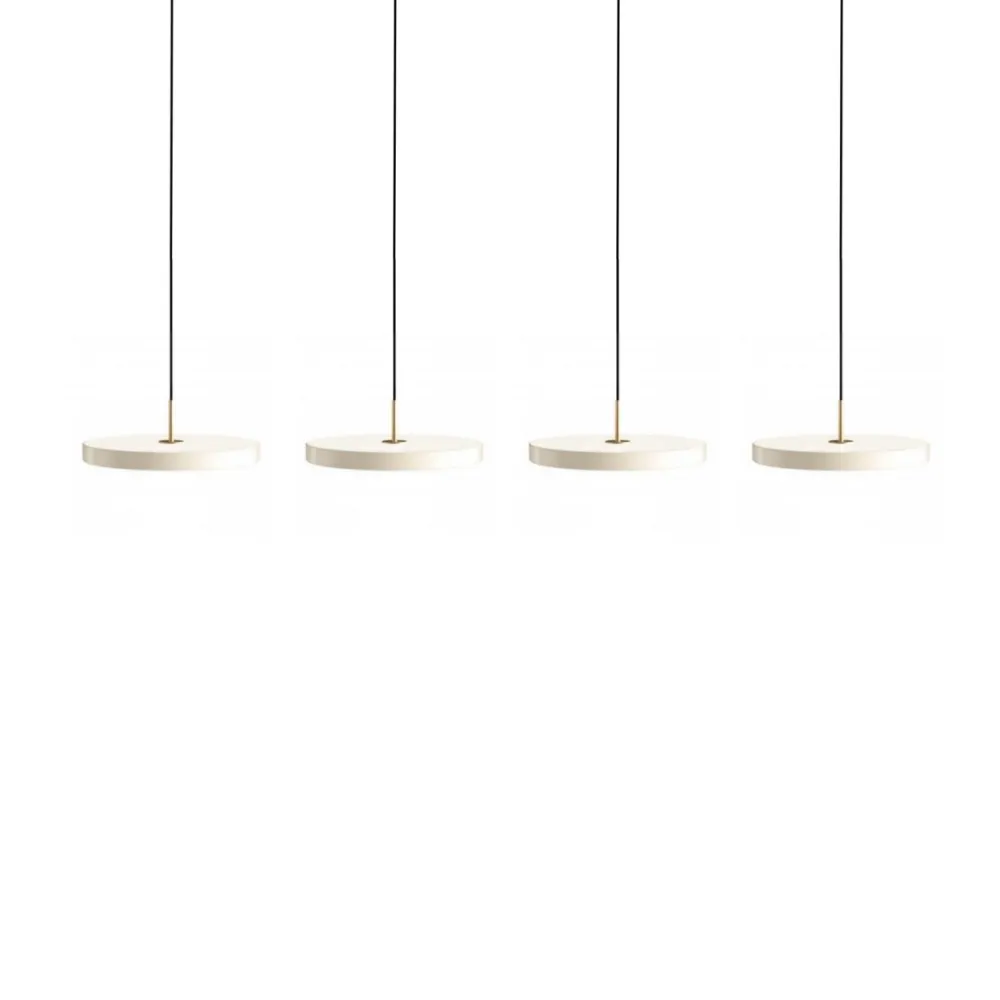Schijfvormige Moderne Hanglamp - Zwart Wit LED Ontwerp HL1051