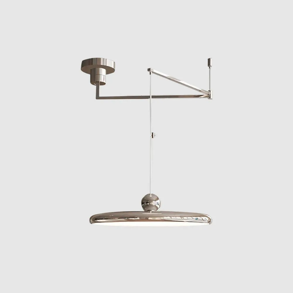 Eenvoudige moderne verstelbare hanglamp met zwenkarm HL885