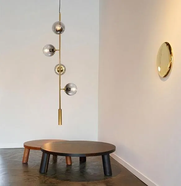 Orb moderne glazen bol hanglamp voor woonkamer