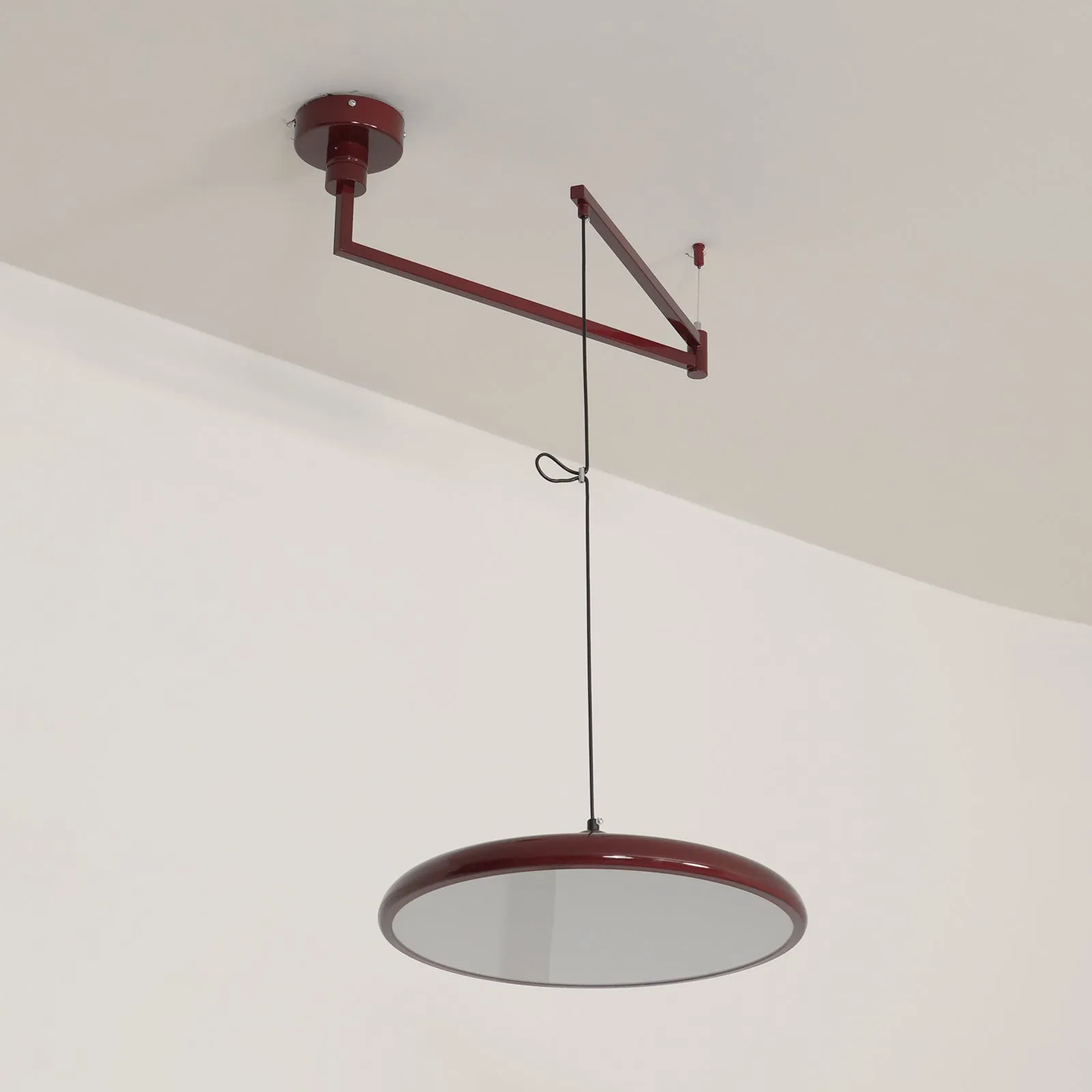Eenvoudige moderne verstelbare hanglamp met zwenkarm HL885