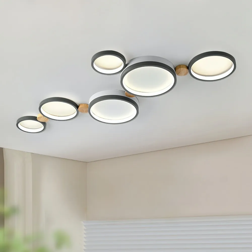 Nordic Circle LED Plafondlamp - Multi Branch Lamp voor Keuken HL1355
