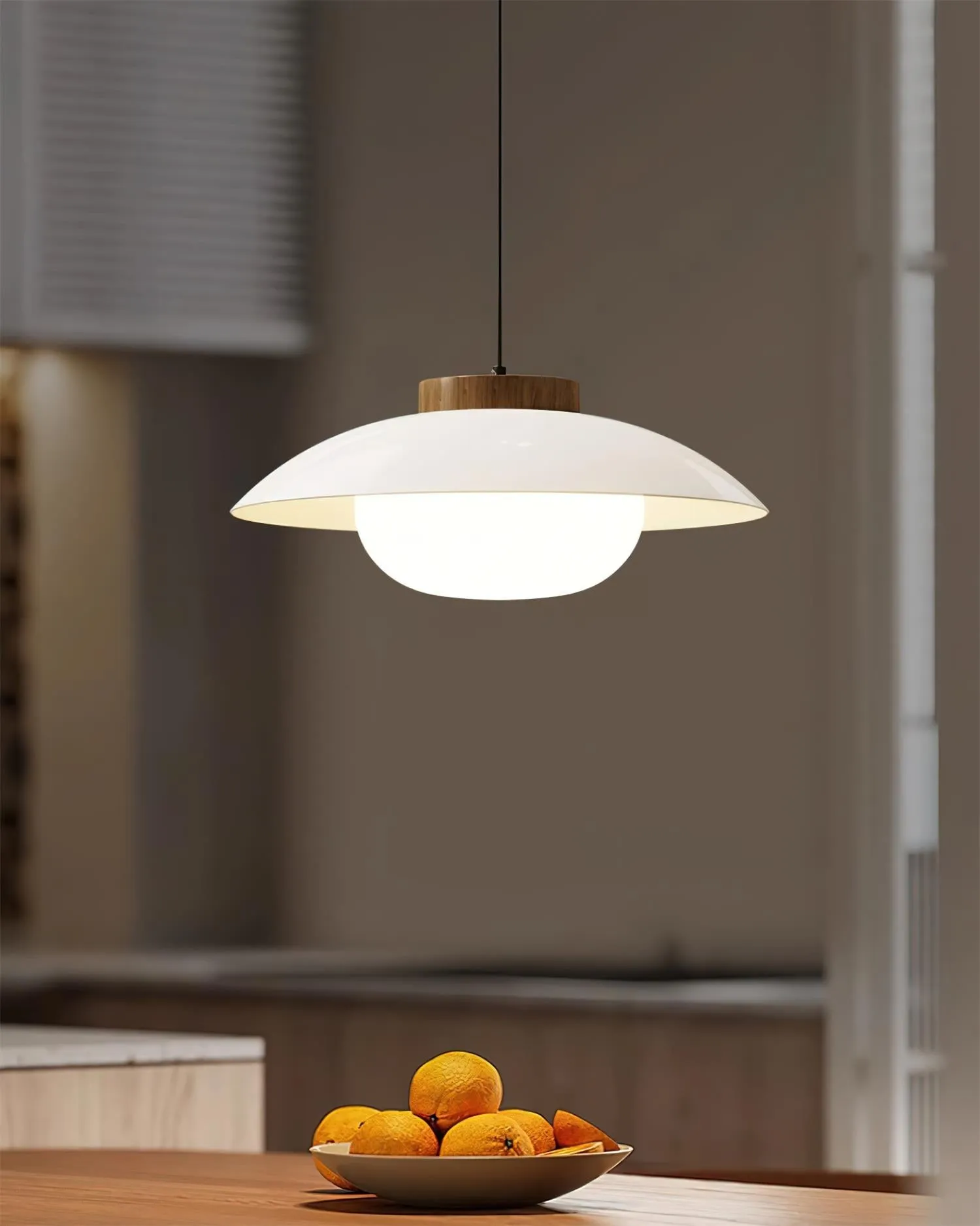 Moderne eetkamer glazen hanglamp HL739