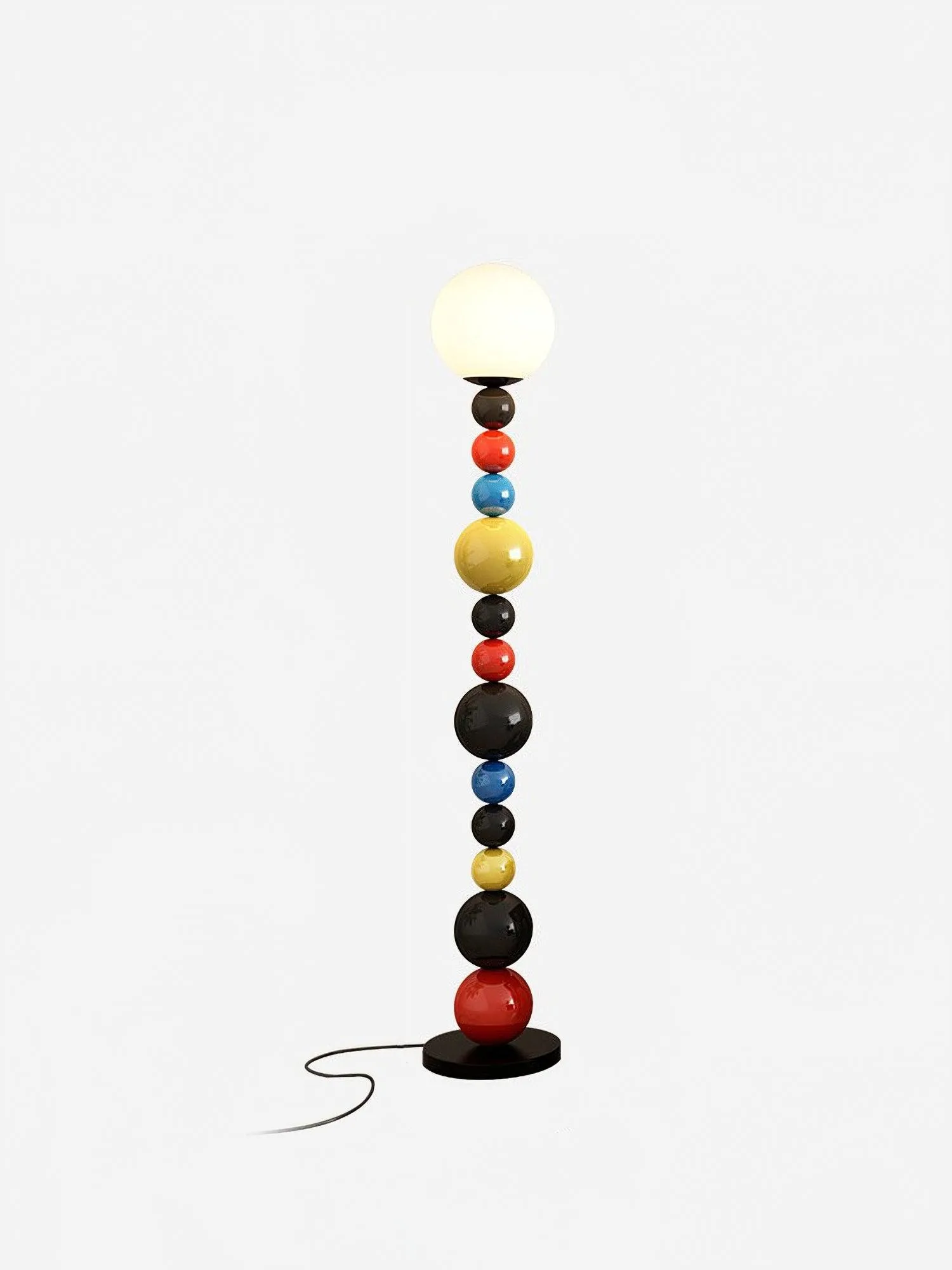 Kleurrijke ronde bol vloerlamp HL485