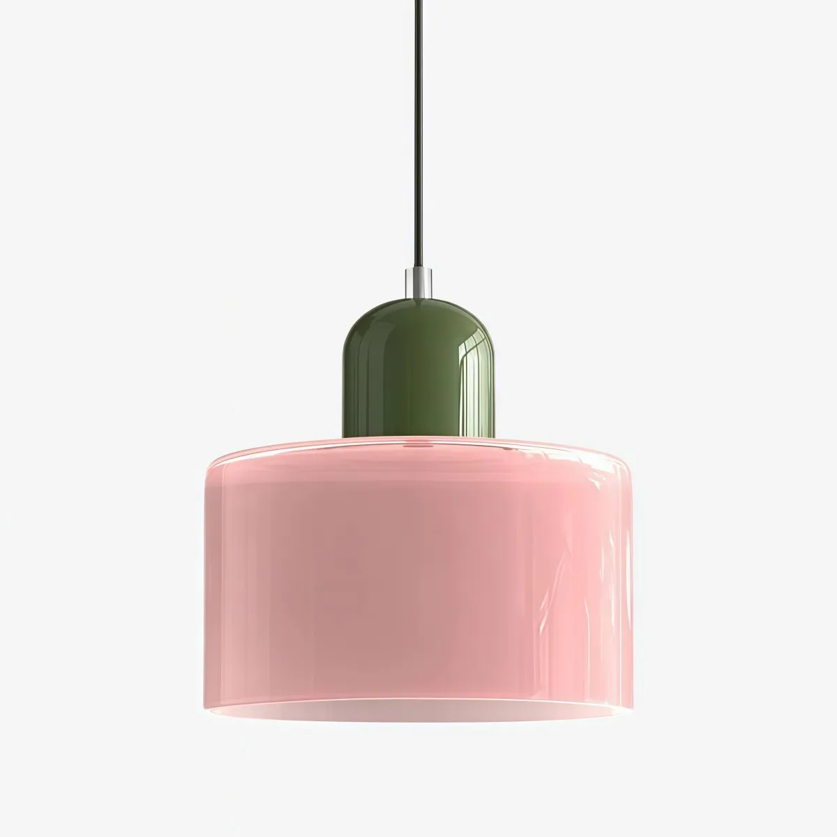 Kalo Cilinder Hanglamp - Glazen Lamp in Scandinavische Stijl voor Eet en Slaapkamer HL107