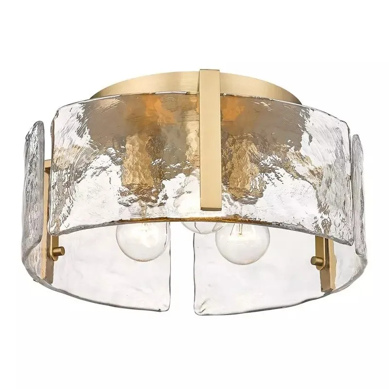 Moderne Inbouwplafondlamp Met Glazen Trommel HL267