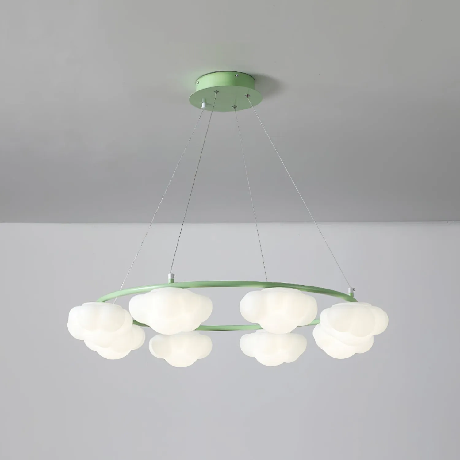 Crèmekleurige stijl creatieve persoonlijkheid wolken kroonluchter HL893