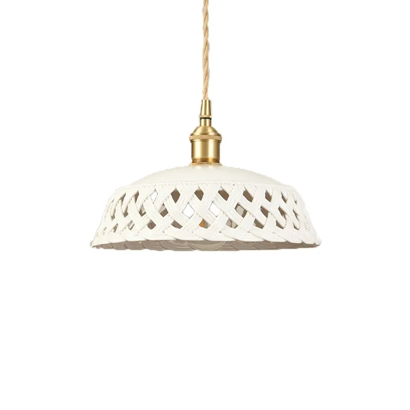 Moderne Witte Keramische Hanglamp voor de Woonkamer HL45