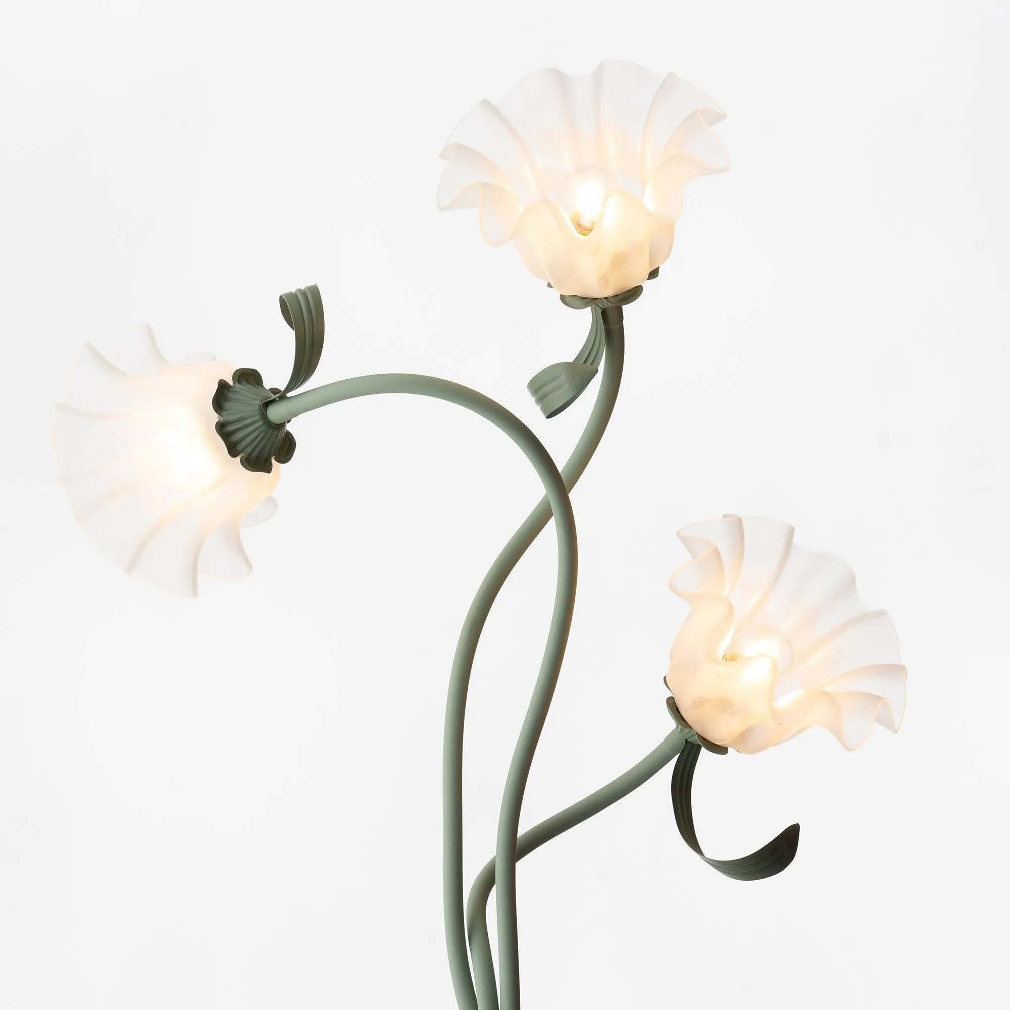 Creatieve multi-kops wikkelbloemvormige vloerlamp HL403