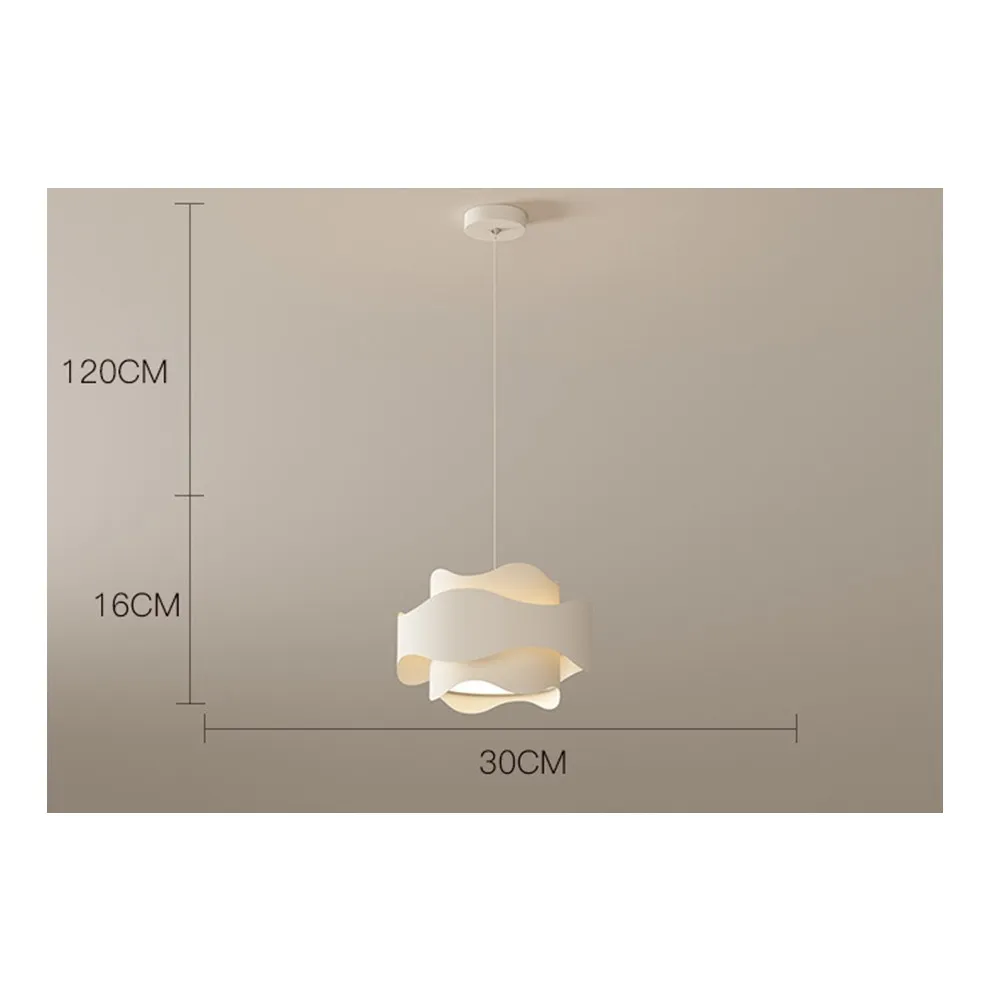 Crèmekleurige moderne minimalistische slaapkamer hanglamp HL474