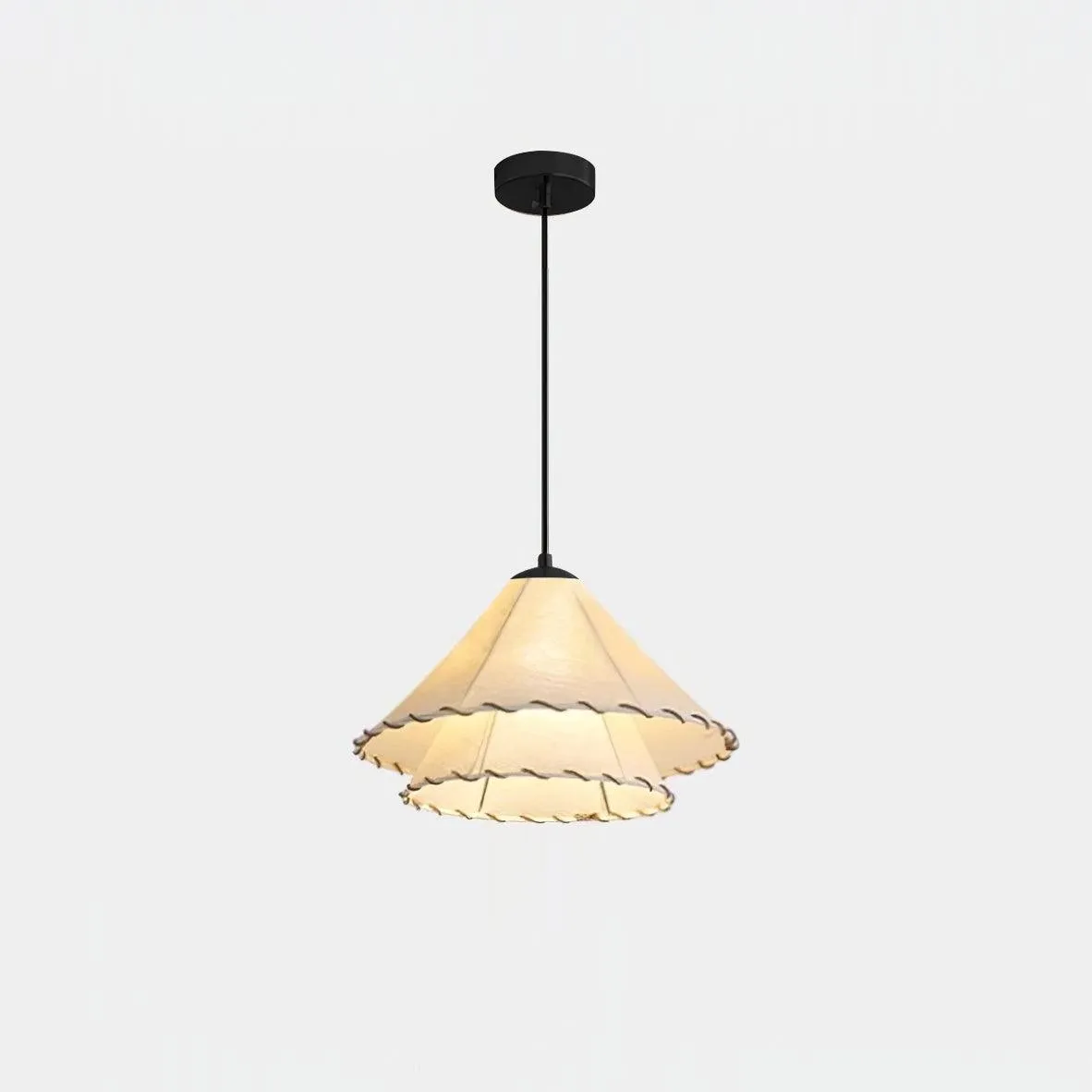 Vintage Lotusblad Stoffen Hanglamp HL639