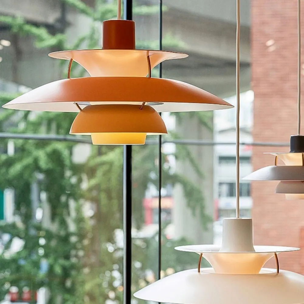 Deense Multilayer Metalen Hanglamp HL38