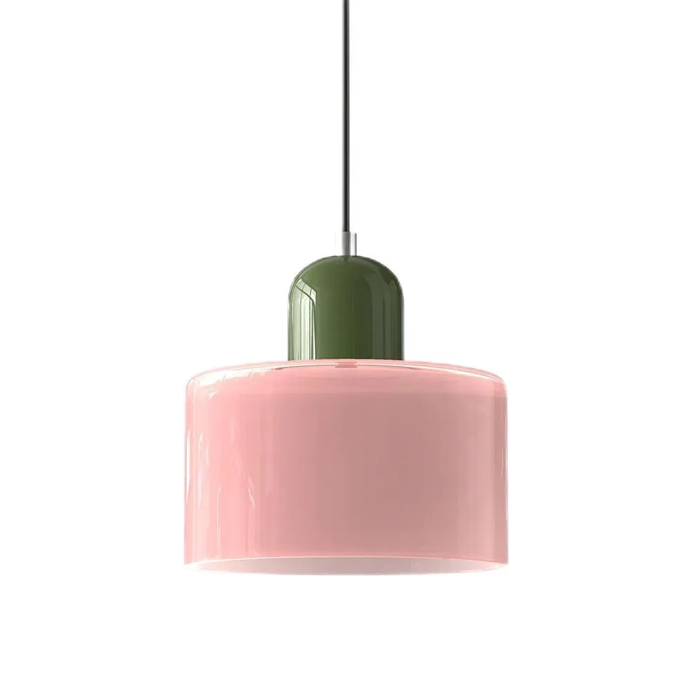 Kalo Cilinder Hanglamp - Glazen Lamp in Scandinavische Stijl voor Eet en Slaapkamer HL107