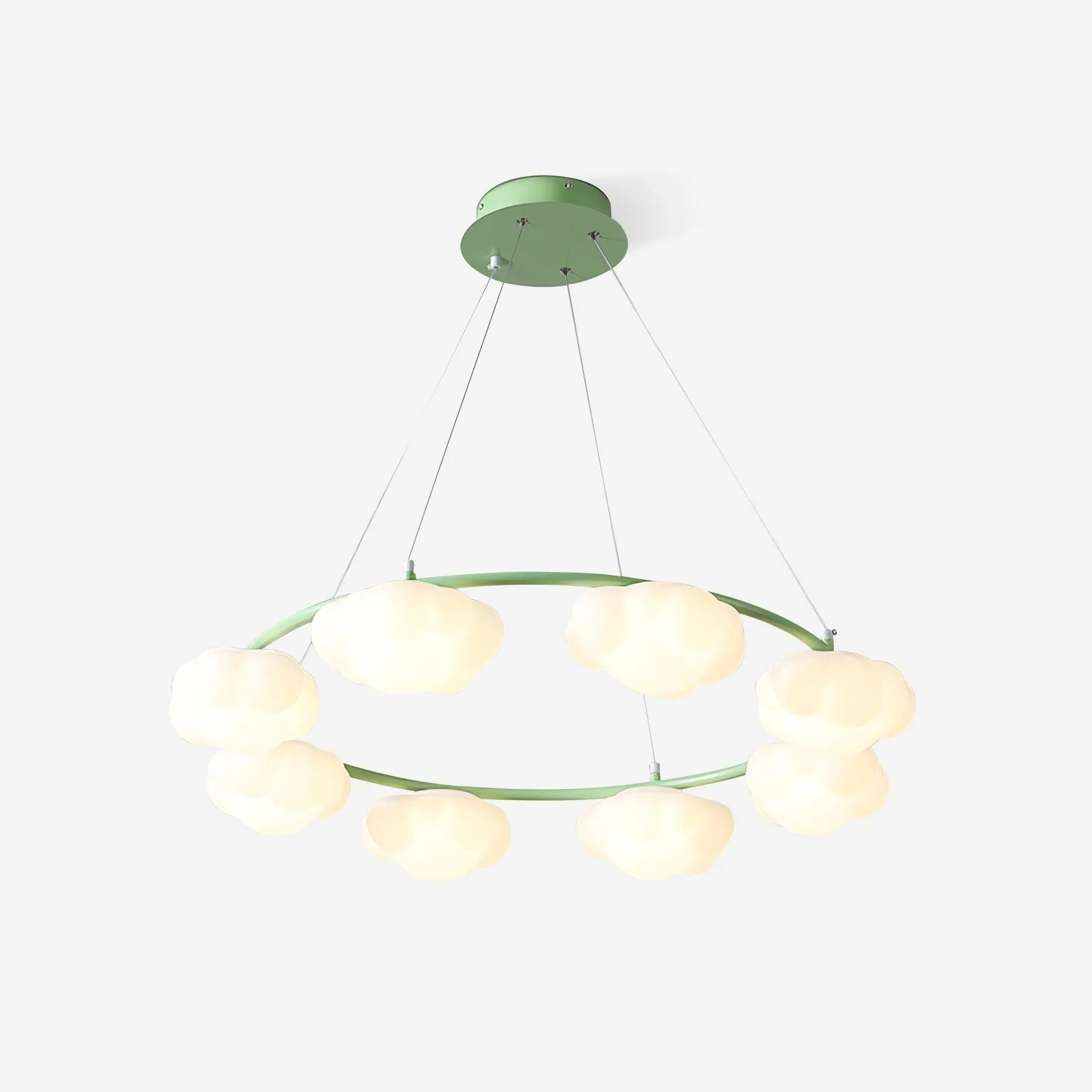 Crèmekleurige stijl creatieve persoonlijkheid wolken kroonluchter HL893