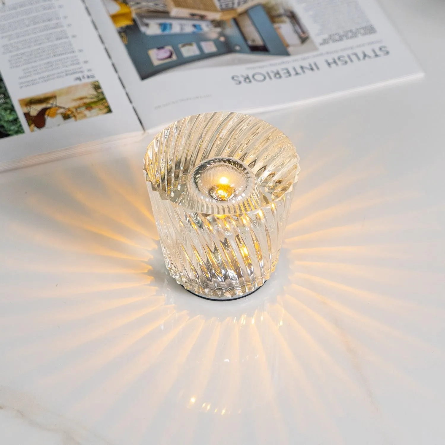 Kristallen Diamant Tafellamp HL471