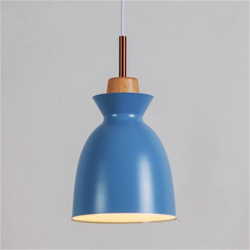 Scandinavische MULTI Metaal Hout Macaroon Hanglamp voor Keuken HL88