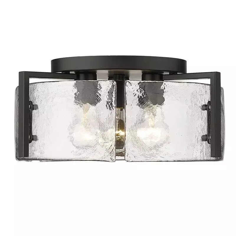 Moderne Inbouwplafondlamp Met Glazen Trommel HL267