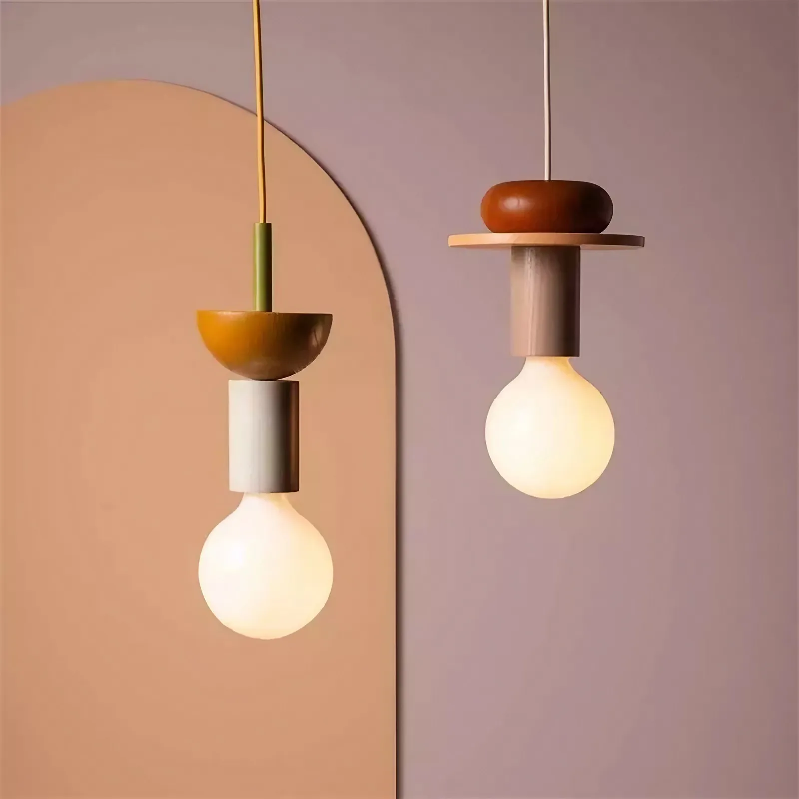 Nordic Geometrische Kleurrijke Design Hanglamp HL295