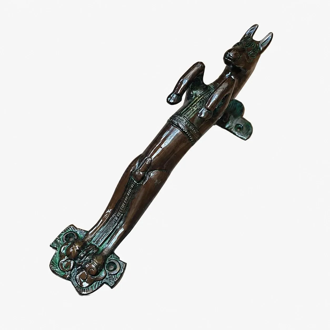 Handcrafted Brass Animal Door Handles 32