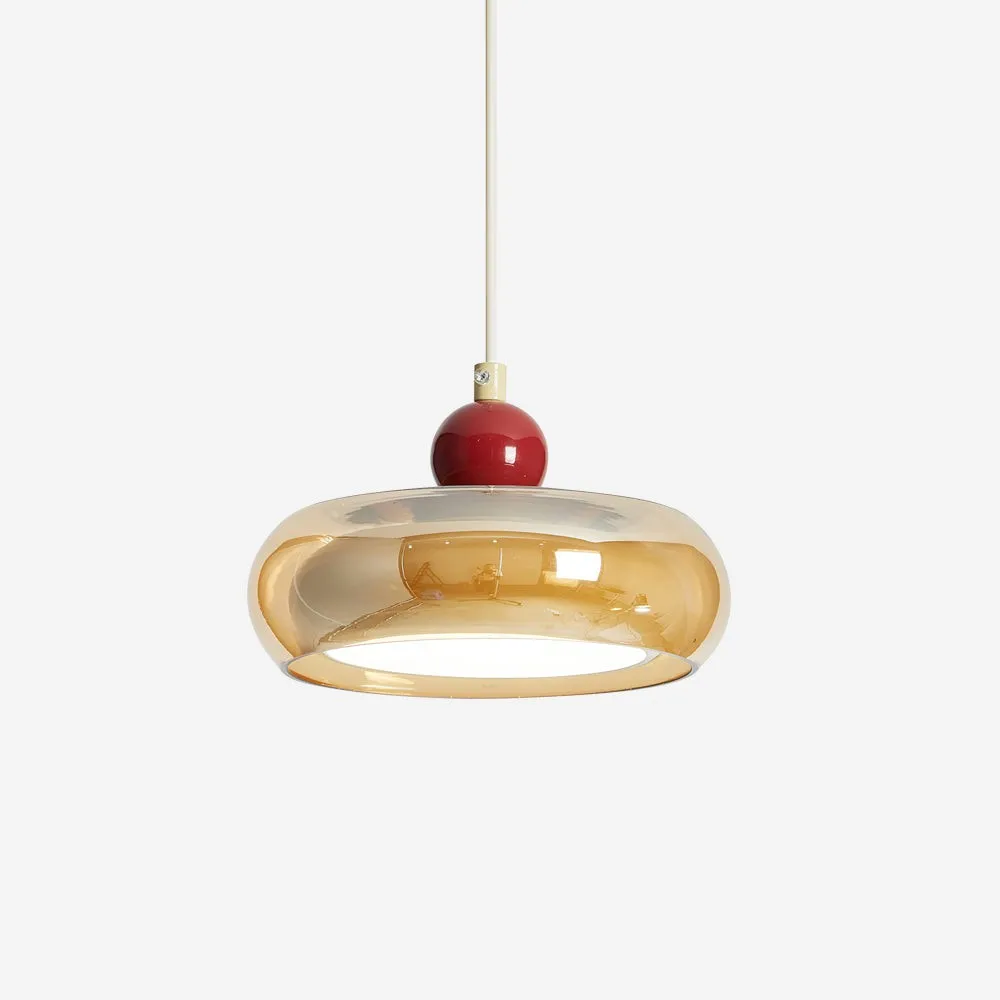 Hanglamp van kersenglas HL762