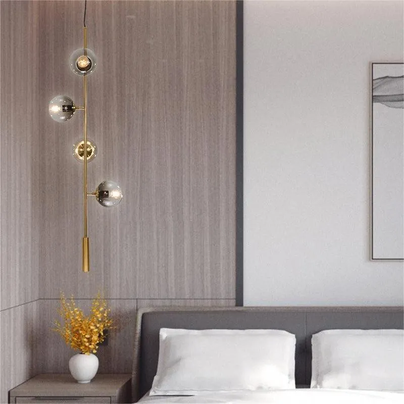 Orb moderne glazen bol hanglamp voor woonkamer