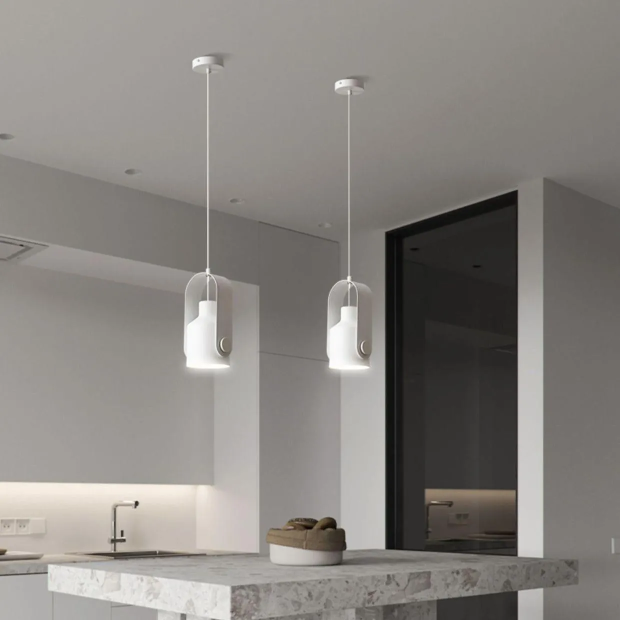 Verstelbare metalen kunst draaibare spot hanglamp HL125