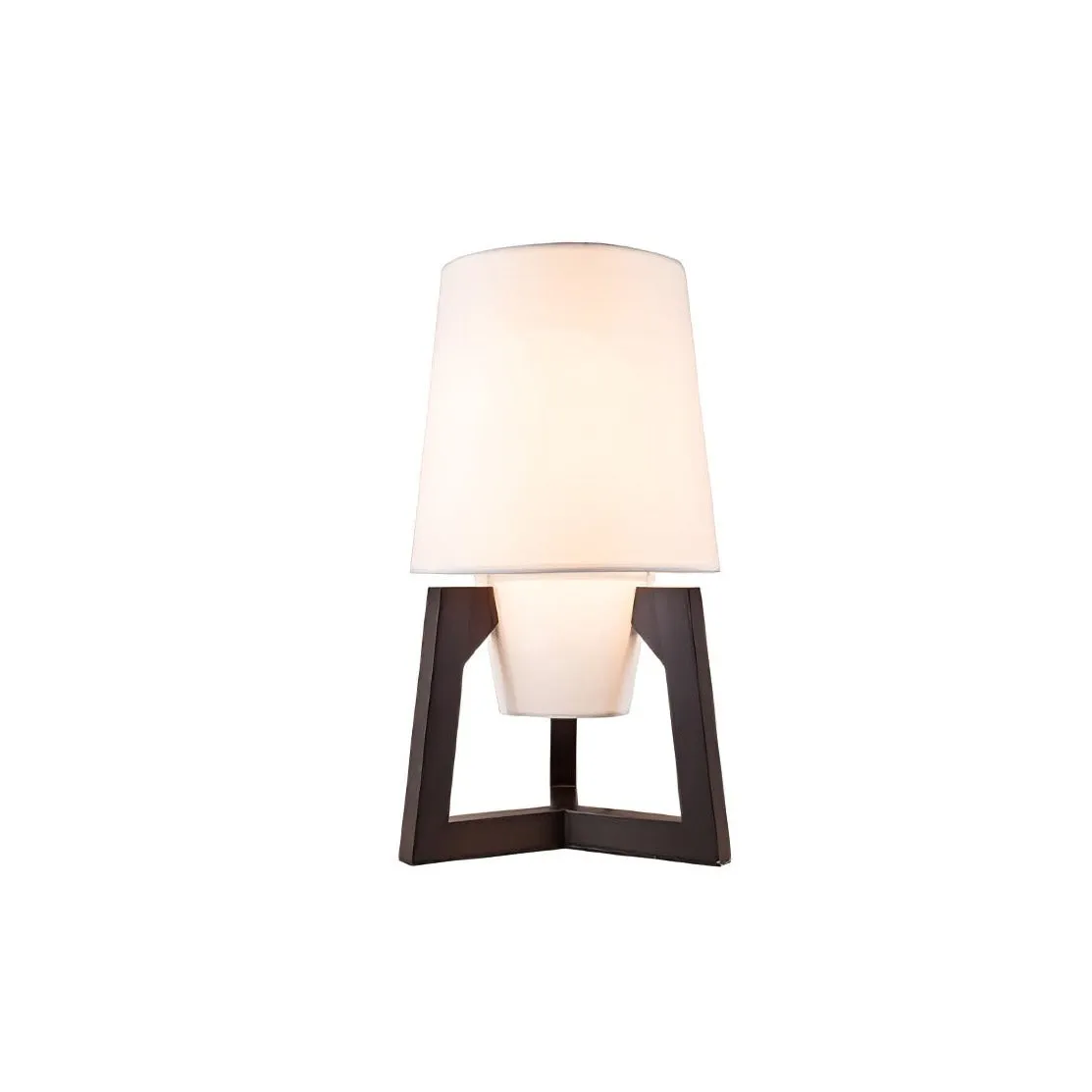 Moderne eenvoudige Chinese stijl massief houten vloerlamp HL569