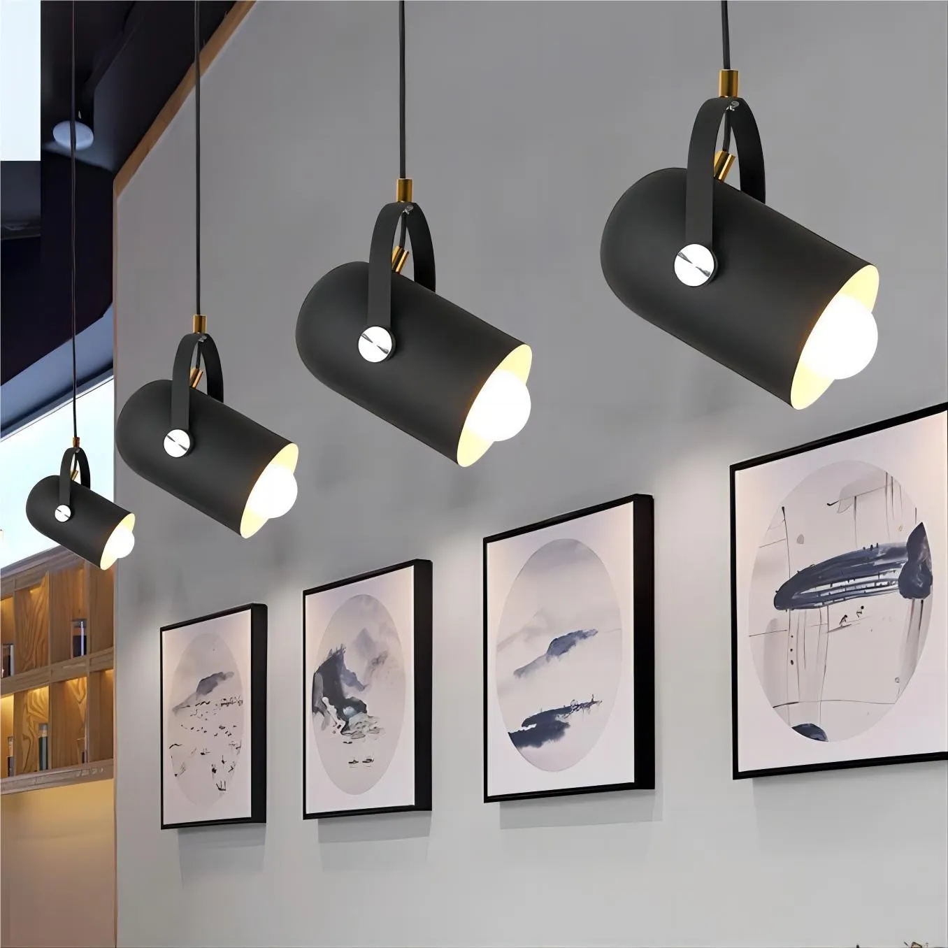 Nordic Macaroon Emmer Hoekige Drop Light HL103