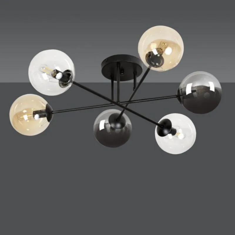 Brendi 6B Glazen Bol Plafondlamp