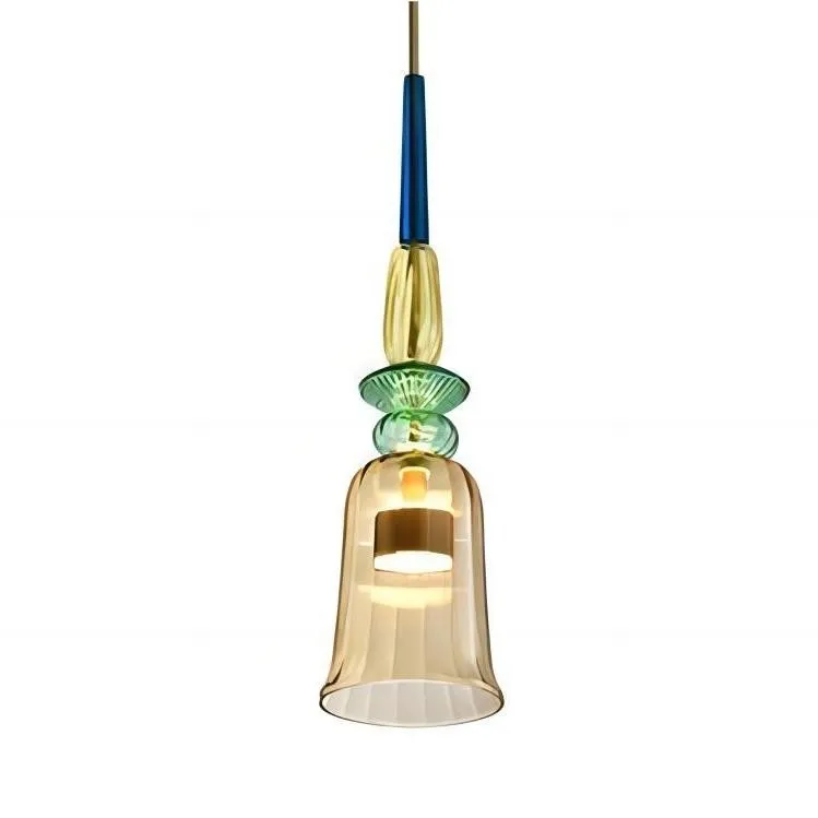 Scandinavische Macaron glas-in-lood design hanglamp HL213