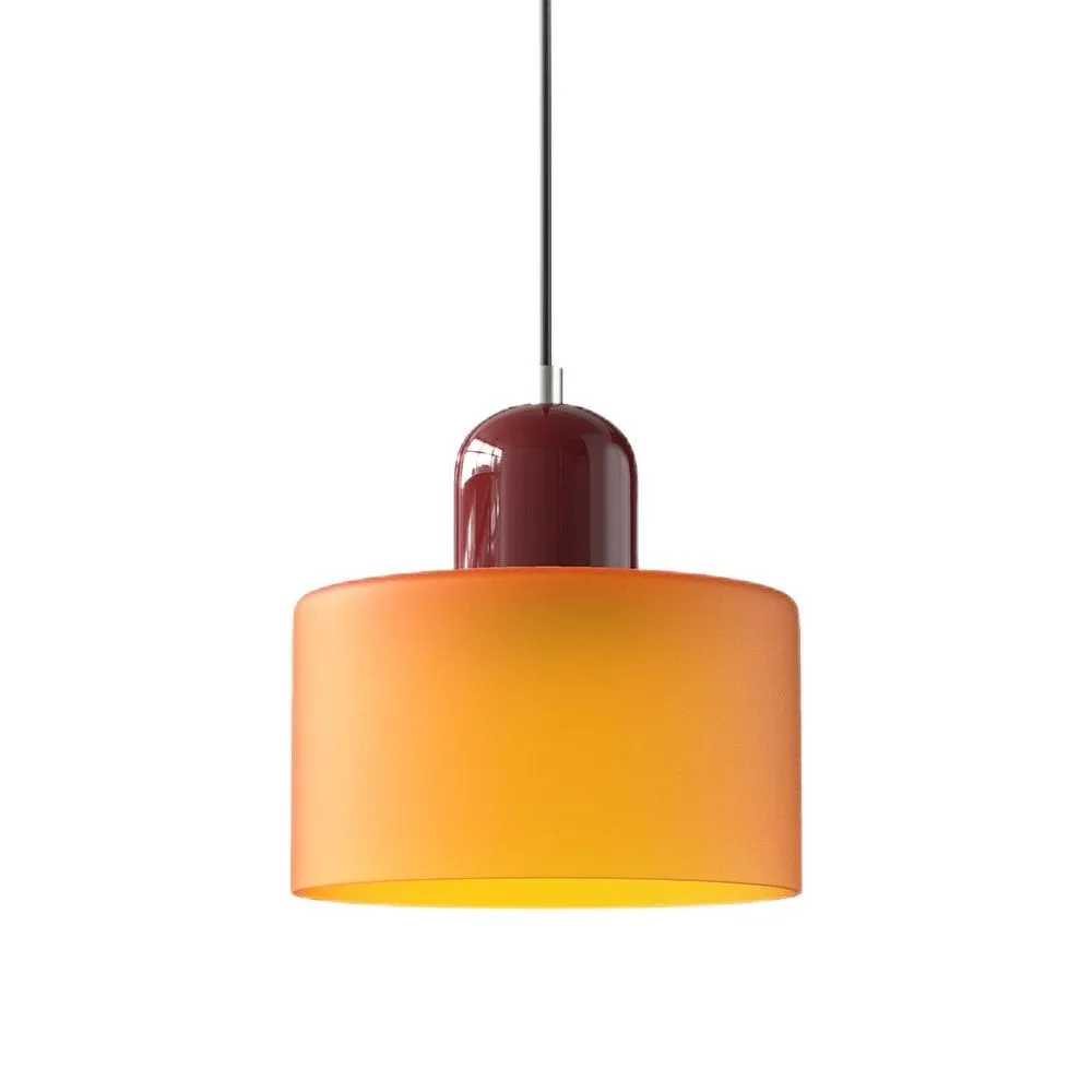 Kalo Cilinder Hanglamp - Glazen Lamp in Scandinavische Stijl voor Eet en Slaapkamer HL107