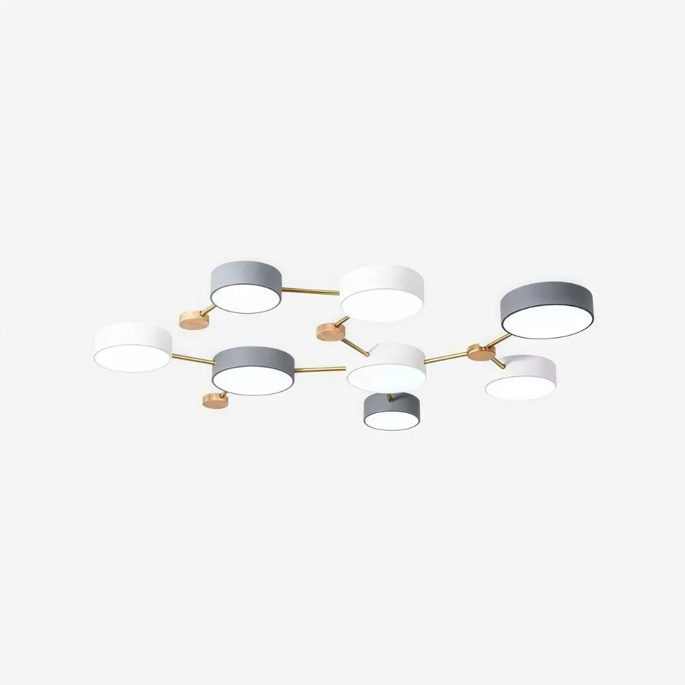 Nordic ronde LED plafondlamp - houten taklamp voor slaapkamer HL1347