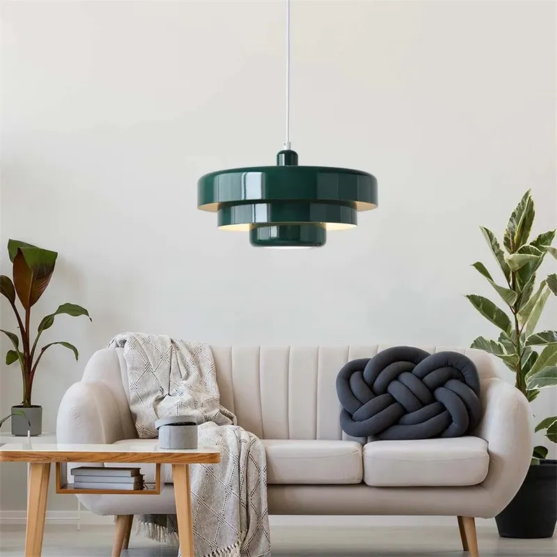 Macaron Disc Hanglamp - Scandinavische Meerlaagse Hanglamp van Metaal voor de Keuken HL179