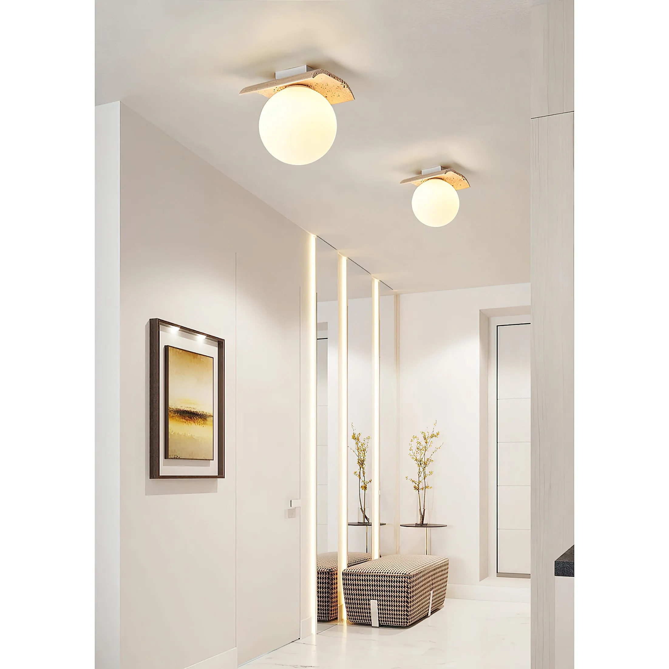 Bianca Globe Plafondlamp HL3242