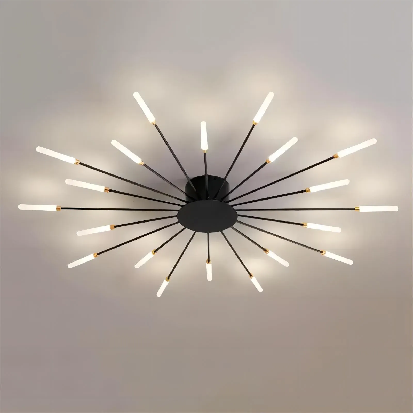 Moderne Spoetnik vuurwerk LED vertakkingsplafondlamp HL108