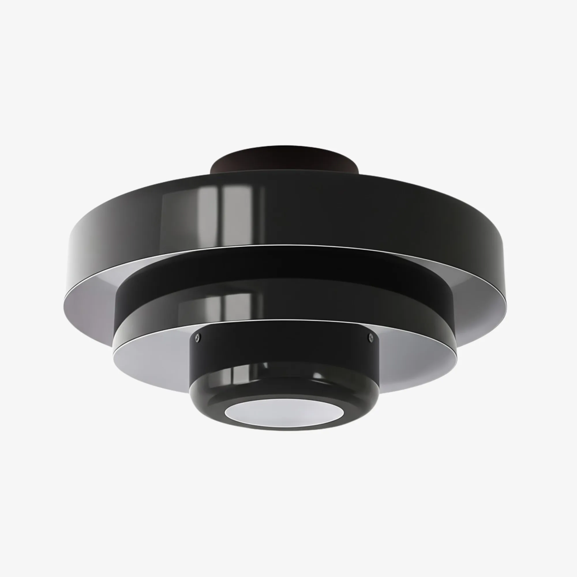 Veleora Bauhaus Drielaagse Plafondlamp - Kleurrijke Metalen Schijflamp HL1843
