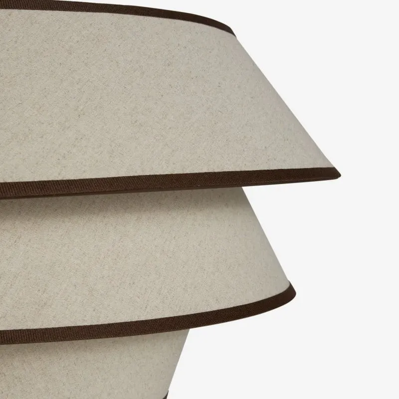 Tarivon hanglamp met stalen frame en stoffen kap - Moderne hanglamp voor eetkamers HL1875