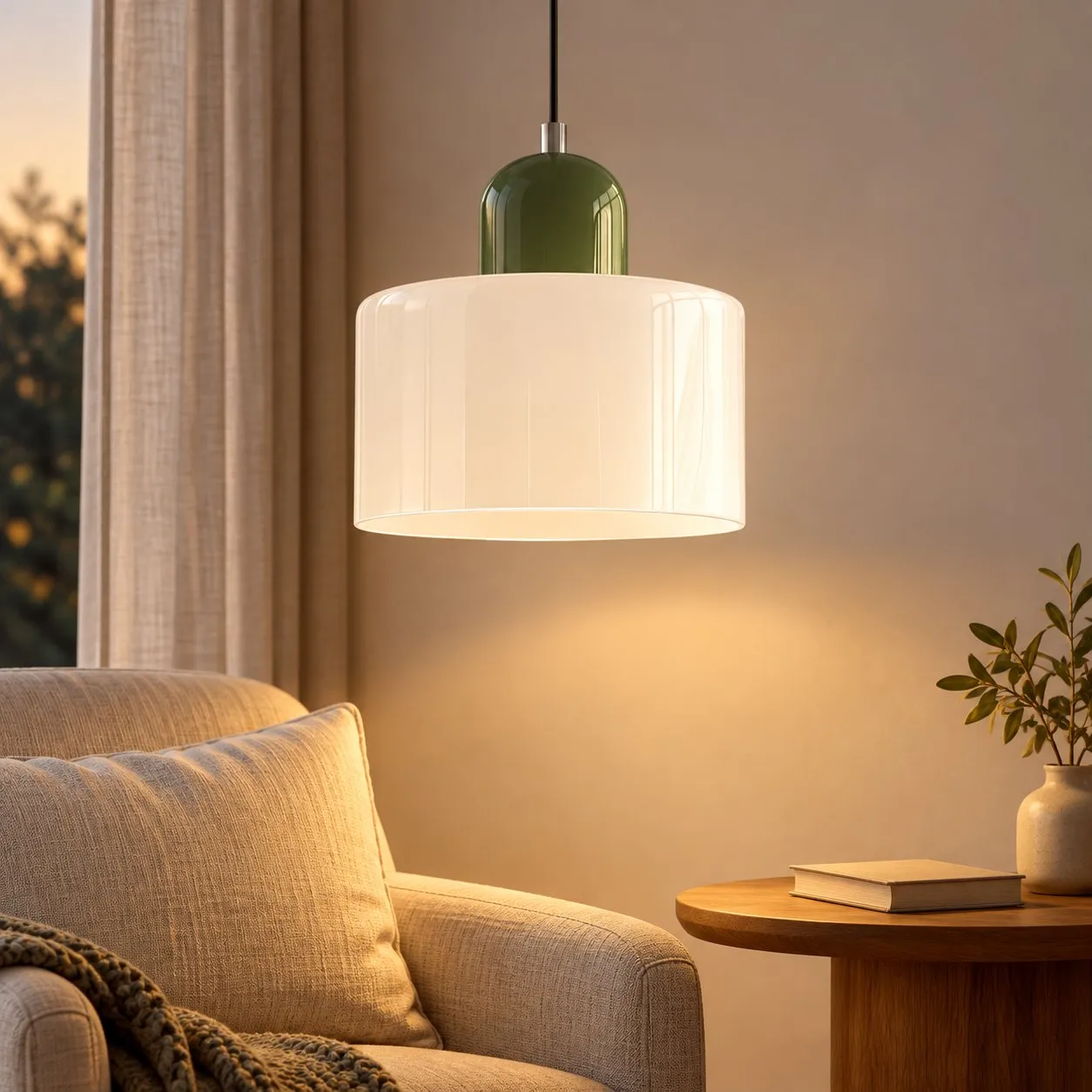 HL107 angolo lettura verde e bianco